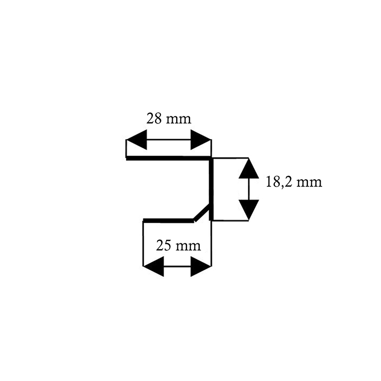 záró profil polikarbonát lemezhez